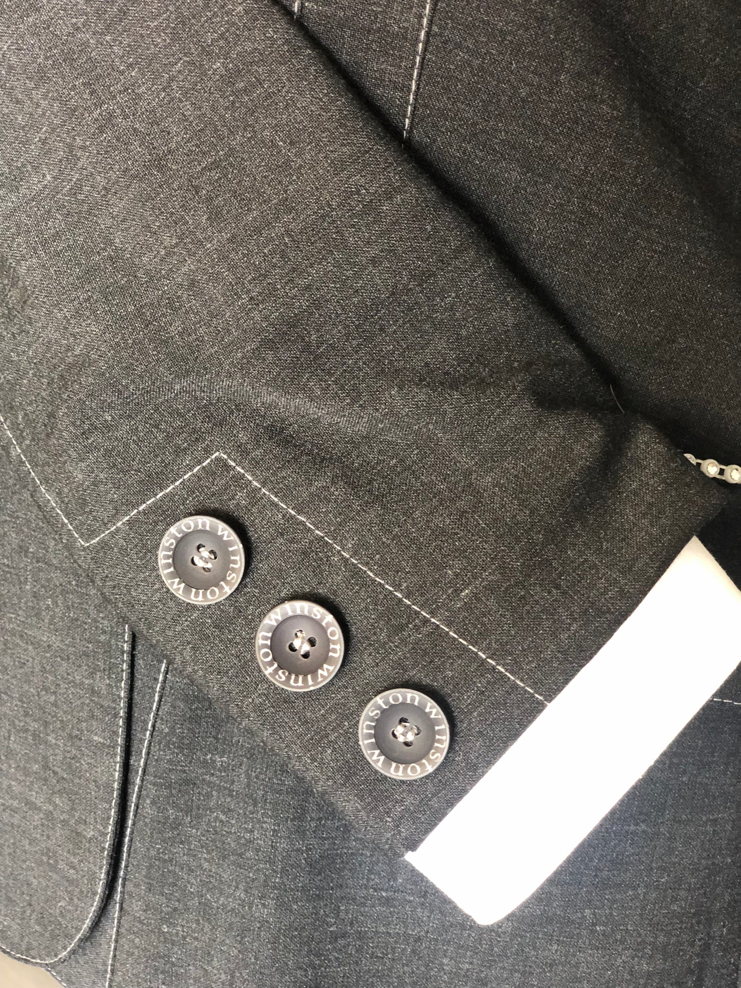 Contrast Dark Grey Crystals (Pockets) 36T