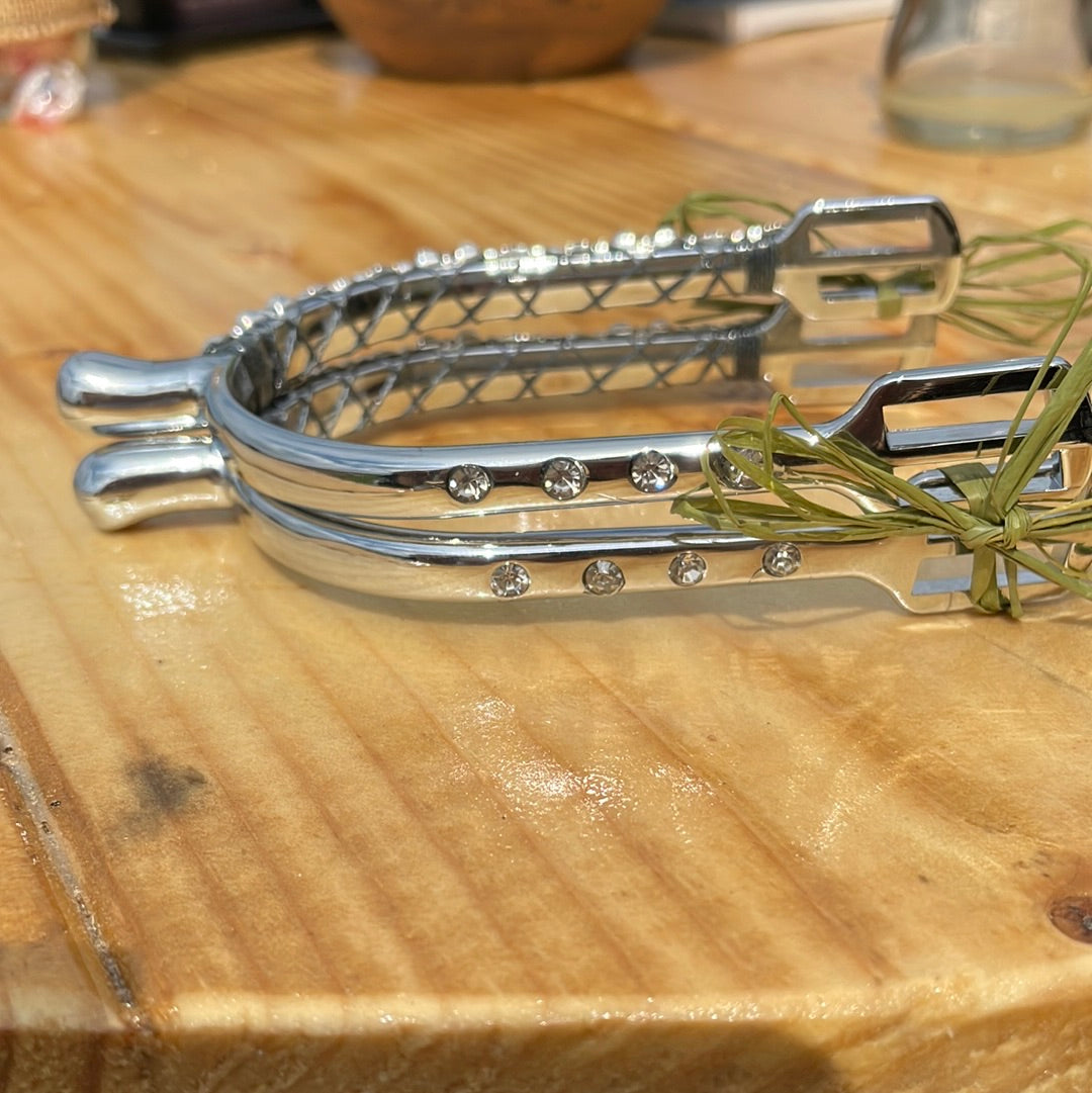 Spurs with Swarovski